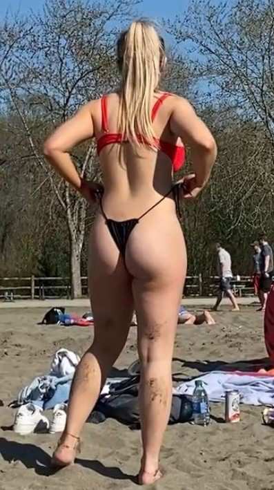 Candid Teens Team At The Beach