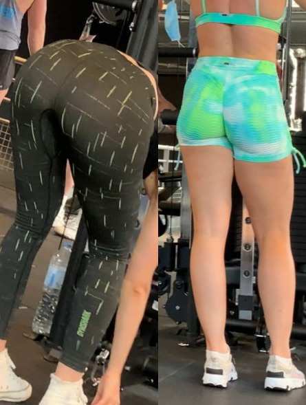 Candid Leggings Gym Girls Compilation Part70