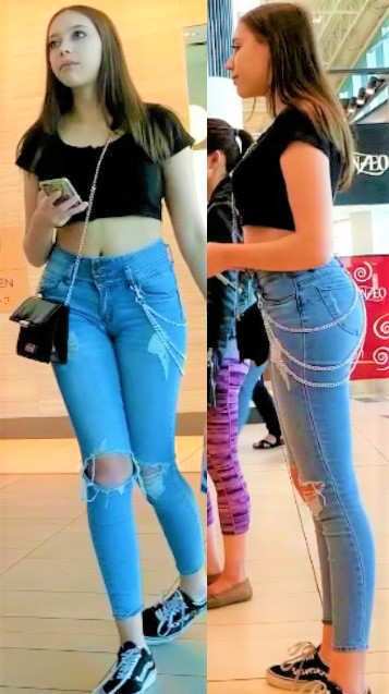 Fantastic Teen Ass In Tight Jeans