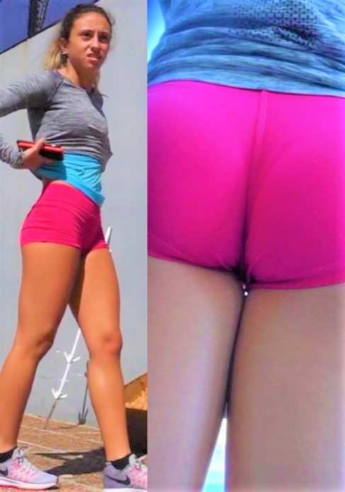 Spandex Shorts Teen Goddess Part1