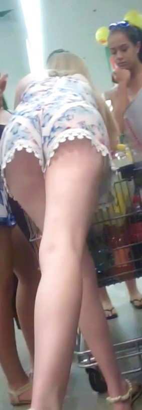 Young Blonde Bending Over