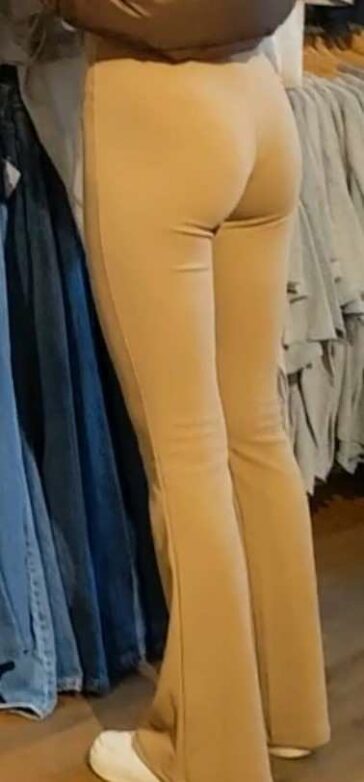 Beige Leggings Candid Ass