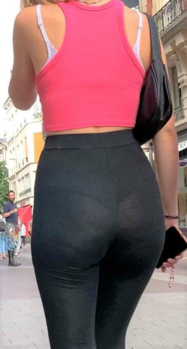 See Thru Leggings Teen Shopping With BF