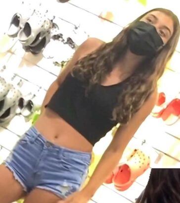 Skinny Teen In Shorts Beautiful Body