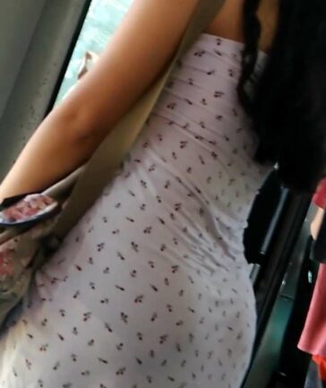 Teen In Summer Dress VPL