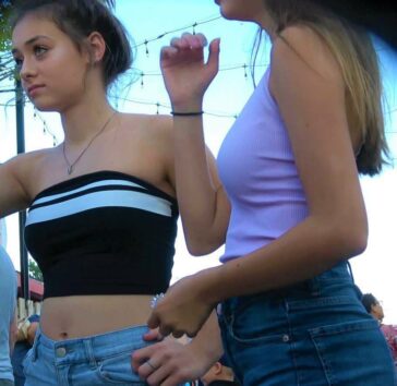 Teens Team In Shorts and Leggings