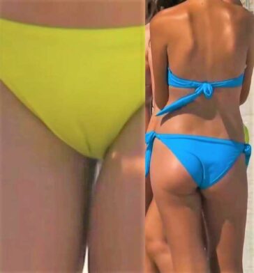 Some Girls In Bikini Taking Pictures