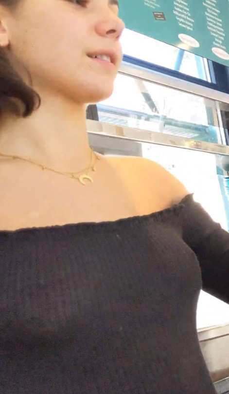 Braless Teen With Nice Tits