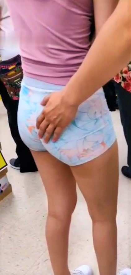 Candid Teen In Shorts Touched