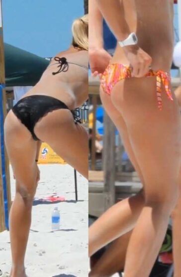 Hot Girls Playing VB In Bikini
