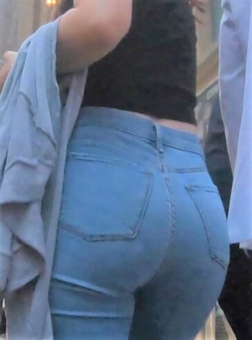 Three Hotties In Jeans Looking For Attention