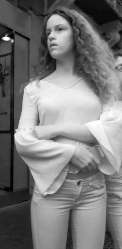 X Ray Candid Teen In Jeans