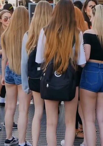 Young Teens Group In Shorts Busted