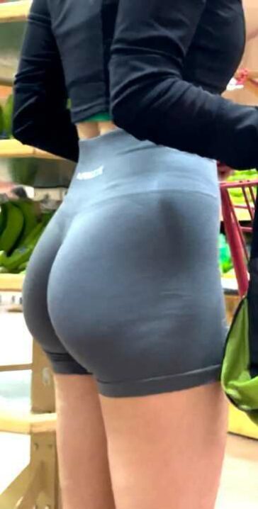 Fit Girl In Shorts Perfect Booty