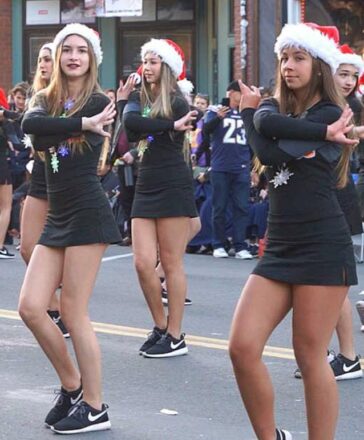 Teens in Short Tight Dresses Dancing