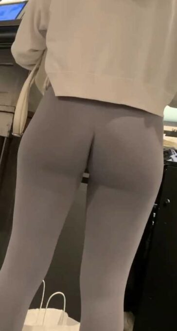 Ass Perfection In Tight Leggings