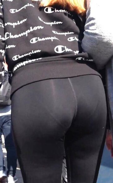 JB Teen In Black Leggings VPL