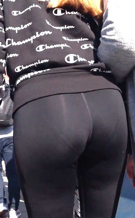 JB Teen In Black Leggings VPL