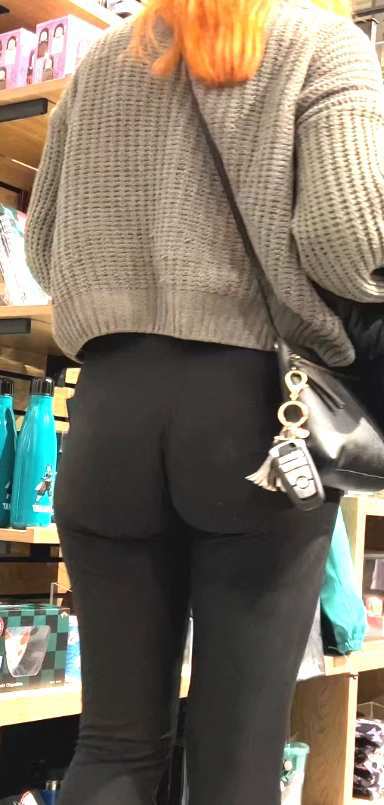 Redhead Daughter Shopping With Mom