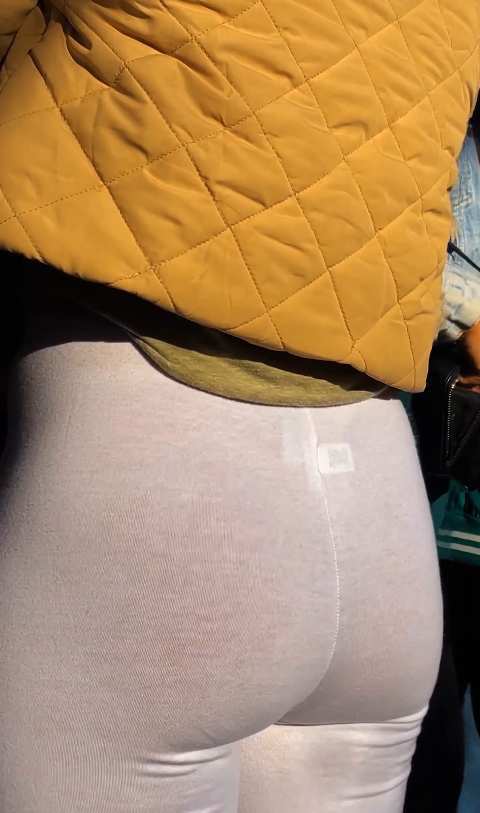 See Thru White Leggings Teen