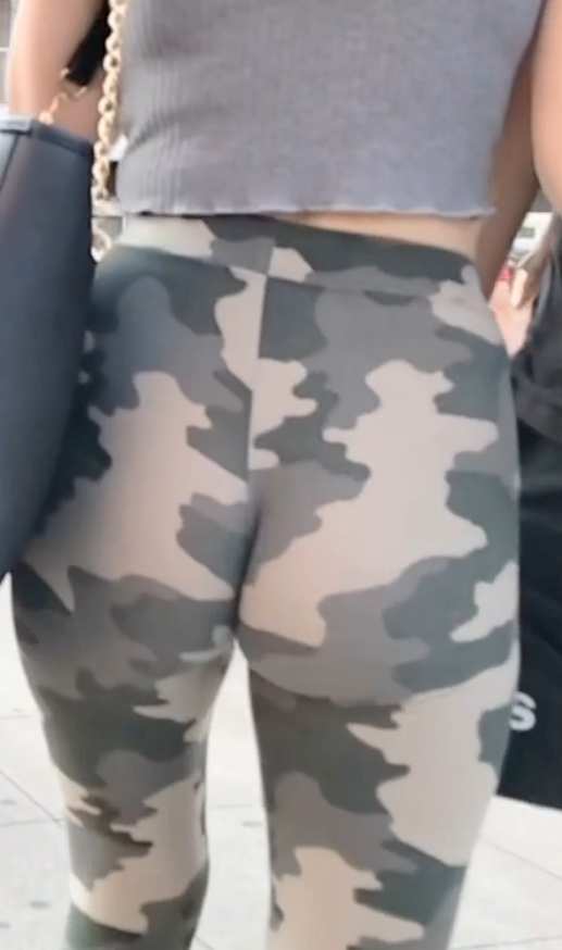 Camo Leggings Teen Tight Ass