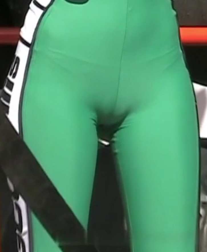 Old But Gold - Candid Cameltoe Promo Girl