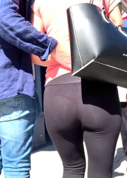 See Thru Leggings Blonde With BF