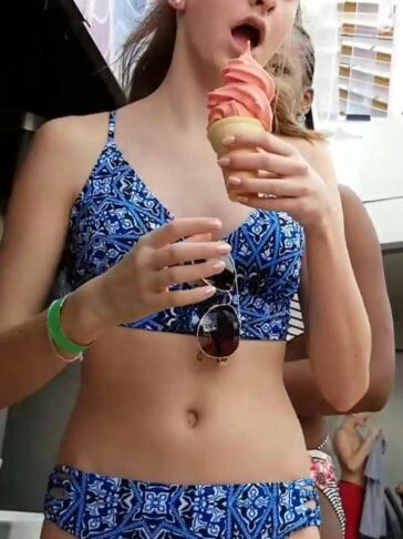 JB Teen In Bikini Wants Ice Cream