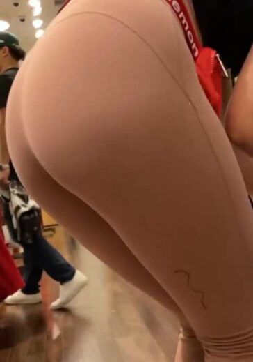 Pink Leggings In Lululemon Store