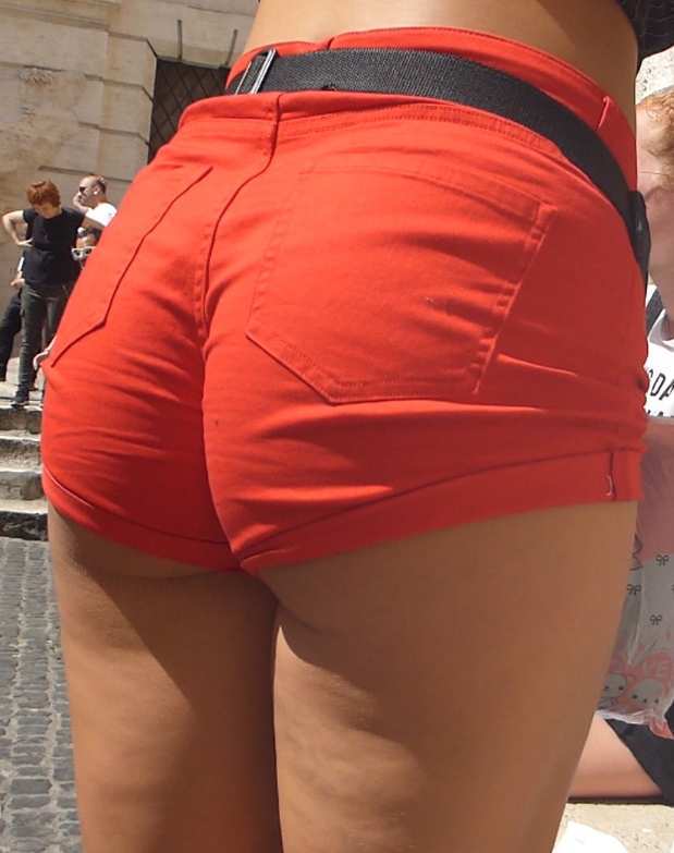 Red Shorts Tourist Hungry Ass