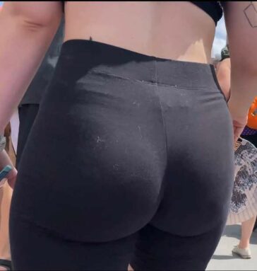 Tattooed Girl In Black Shorts VTL