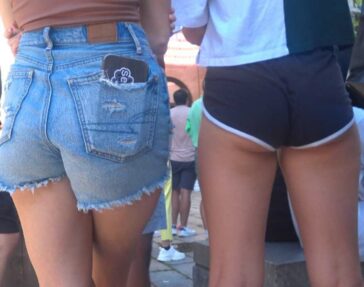 Two JB Cute Teens In Shorts