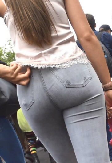 girls in tight pants voyeur Xxx Photos