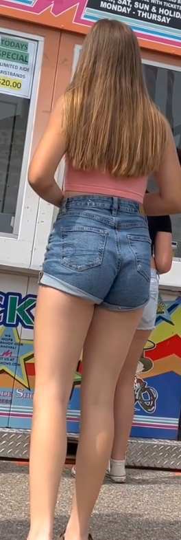 Mother and Daughter In Shorts