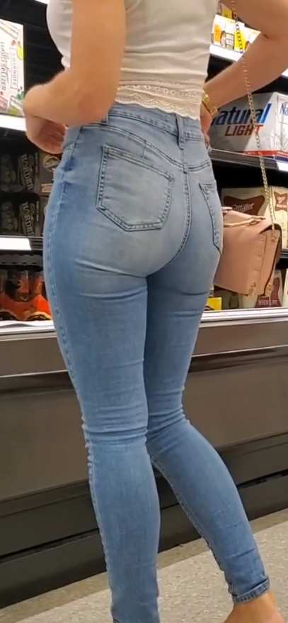 Talking With Hot Girl In Jeans