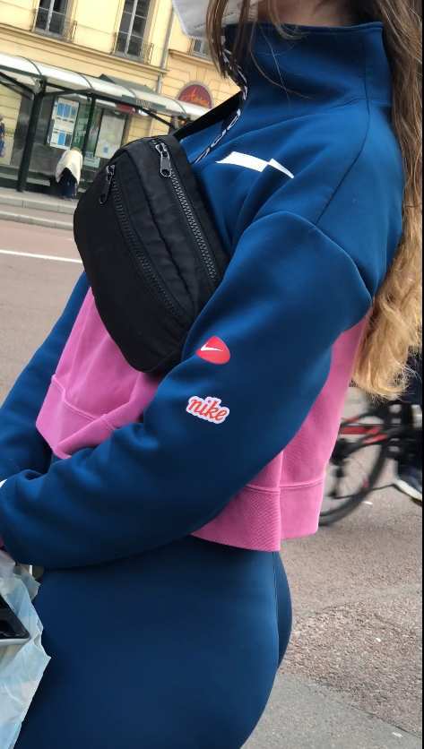 Chasing Blue Leggings Girl Finally Busted