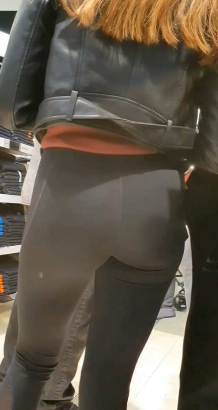 Sexy Daughter In Black Leggings