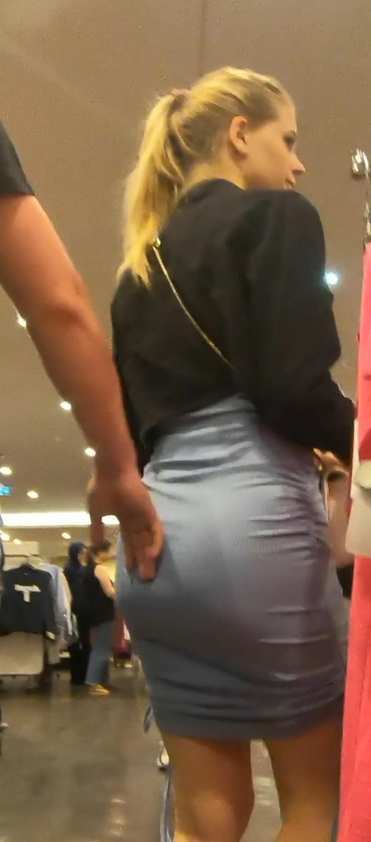 Tight Dress Blonde Super Hot Ass