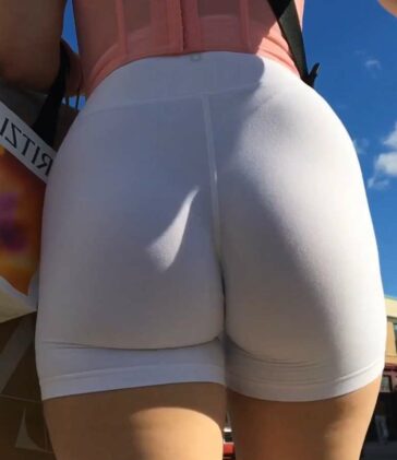 White Shorts Jiggling Ass VTL