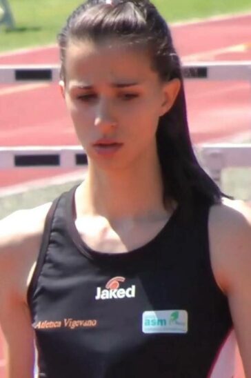 Athlete Girl In Black Panties