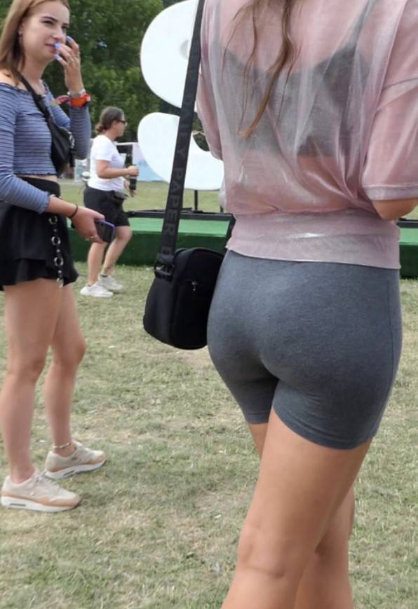 Behind Two Cute Girls