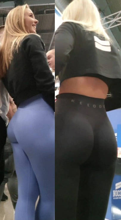 Fit Girls In Leggings Festival