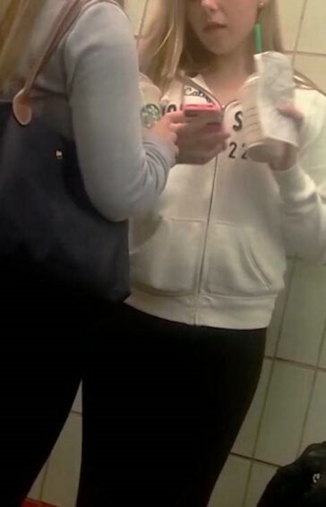 Shooting Young Candid Teen In The Subway