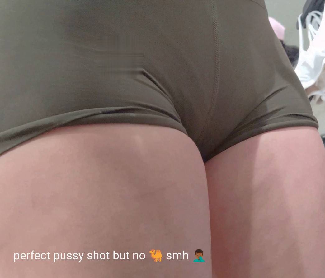 Trying To Shoot Her Cameltoe