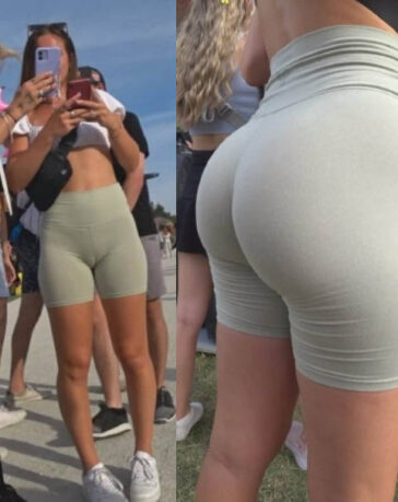 Fit Girl Showing Off Thick Ass