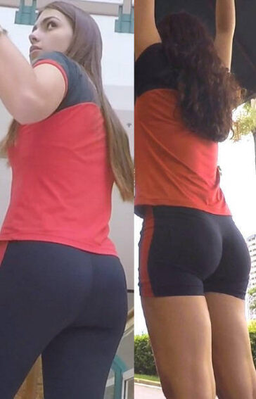 Hot Students with Their Sexy Asses in Uniforms