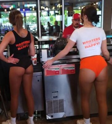 Sexy Hooters Waitress Part10