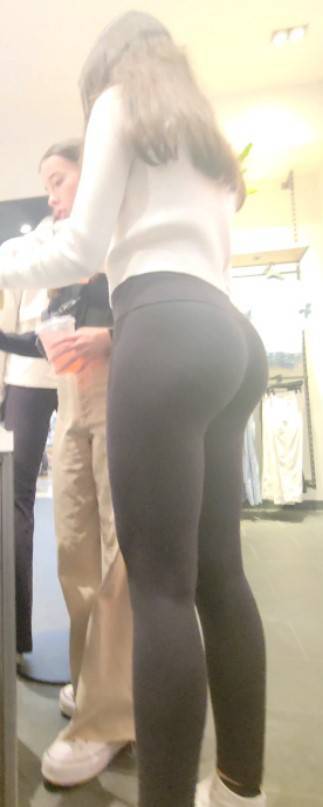Young Teen With Gorgeous Ass Shopping