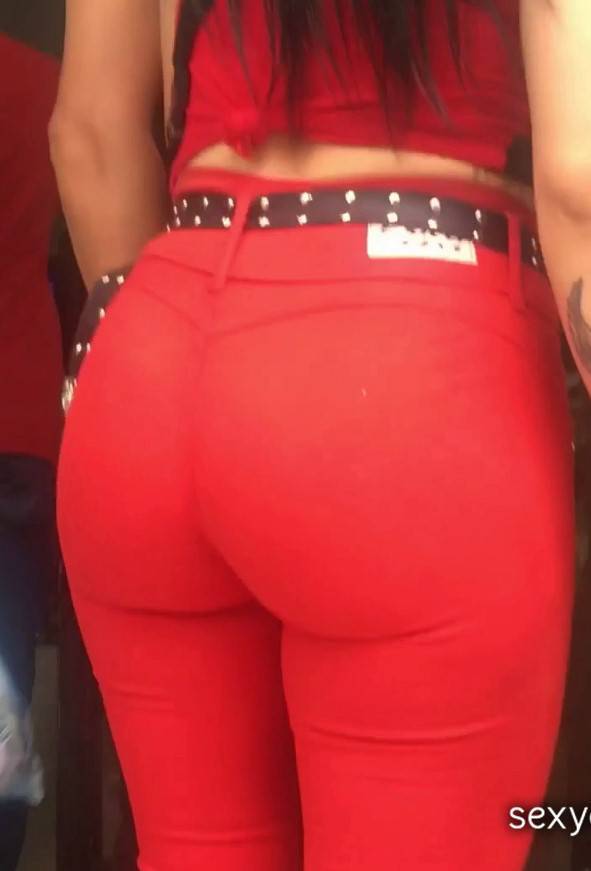 The Red Jeans Girl Epic Ass