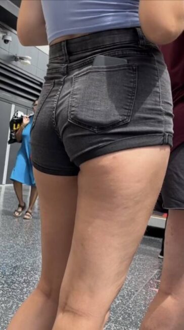 Blonde Daugther In Black Denims